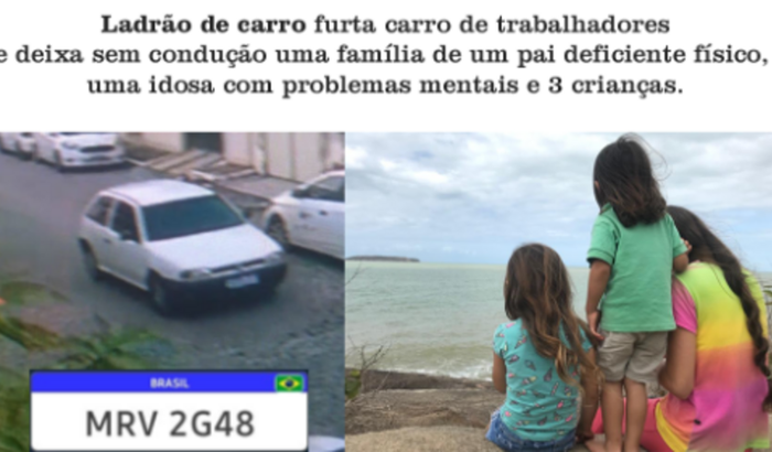 Roubaram nosso carro!