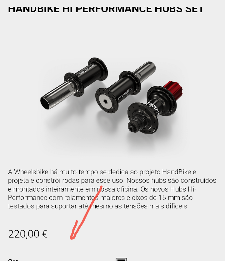 Compra de rodas de carbono