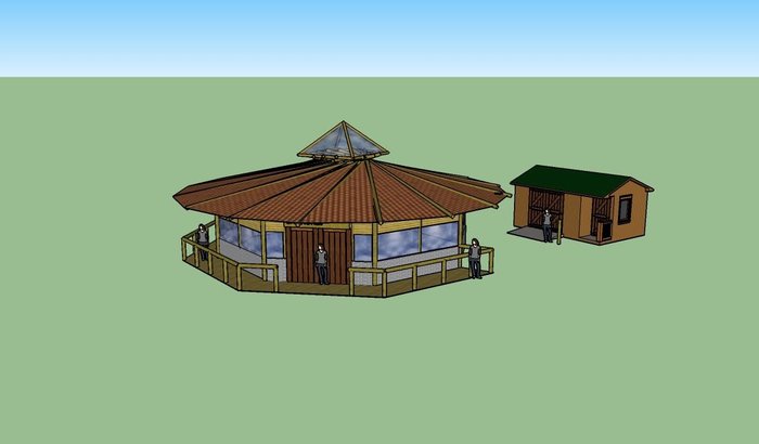 Construção do CEU Celestial Chokurei em Ratones - Floripa - SC