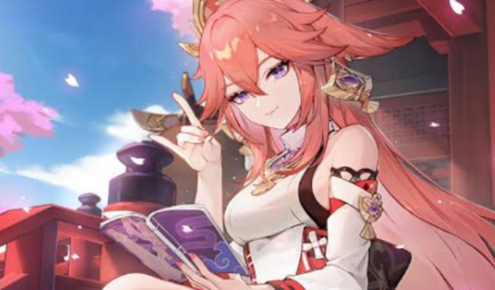 Cosplay aye miko - genshin