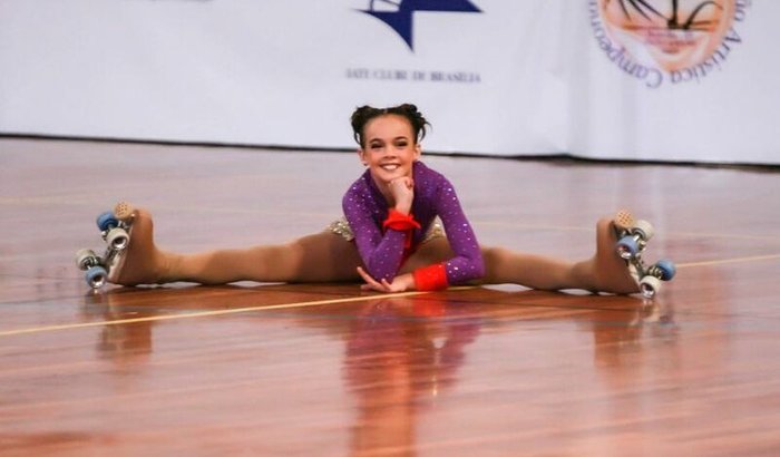 Alice no Sul Americano de Patinação 