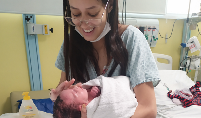 Ajude uma jovem mãe e filha 