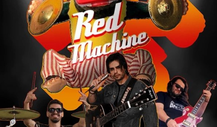  Para a banda Red Machine recuperar os instrumentos perdidos! 