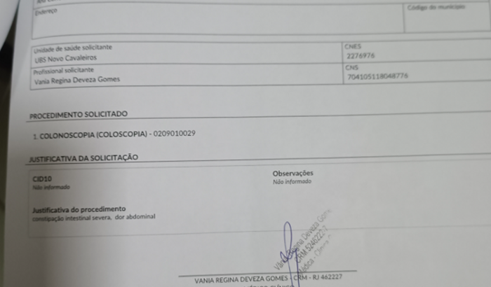 Me ajudem a realizar exames 