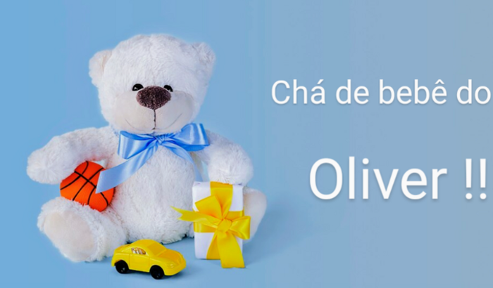 Chá de bebê do Oliver 👶❤️🍼