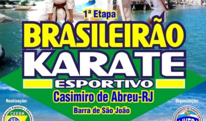 1° Etapa Brasileirao Karate Esportivo 18 a 21 maio de 2023 - RJ 