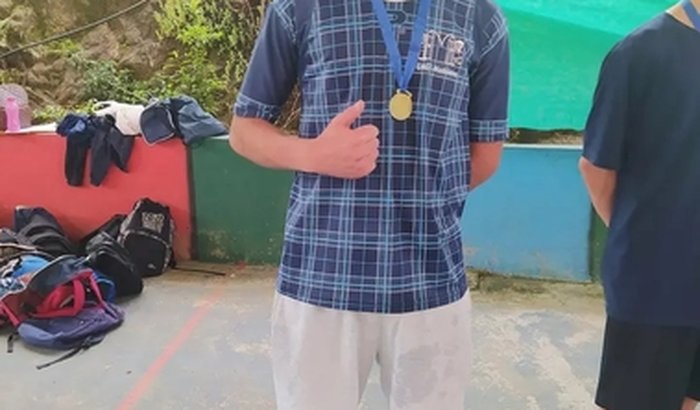 Alex em Chapecó pelo sonho dele 