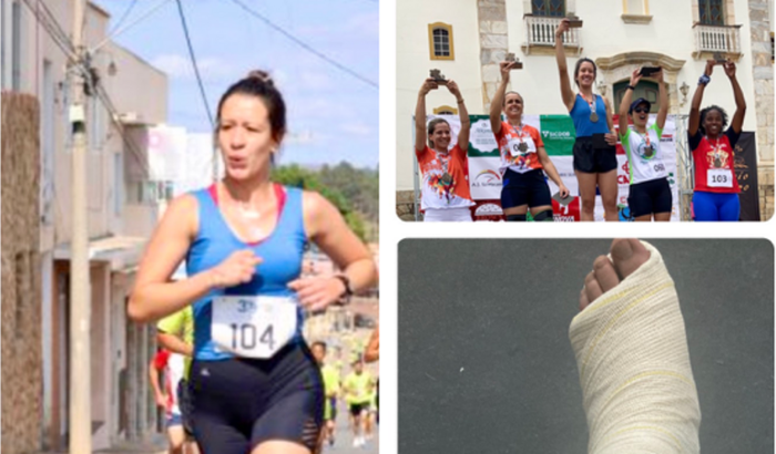 Apoio na recuperação de uma atleta 