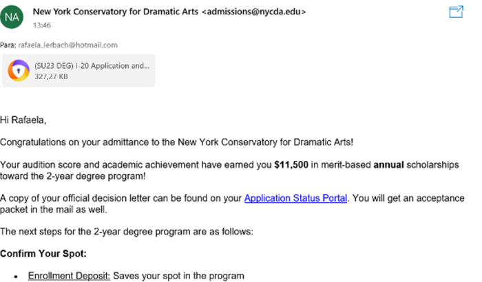 Bolsa de estudos em Nova Iorque