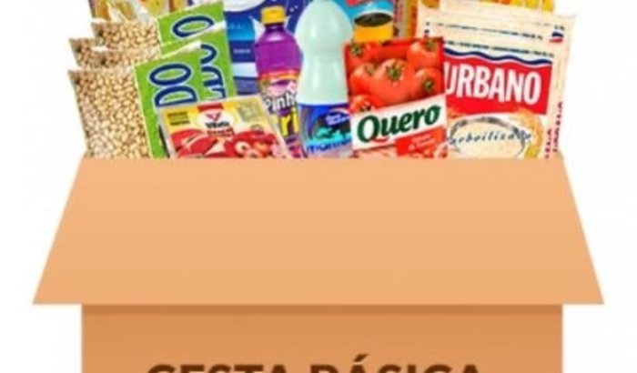 ajuda na compra de uma cesta básica 