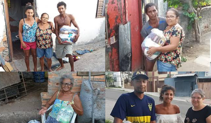 Ajudar pessoas com cesta básica  O que Deus toca no seu coração 