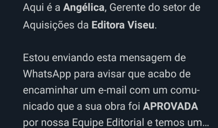 Novo livro para publicar