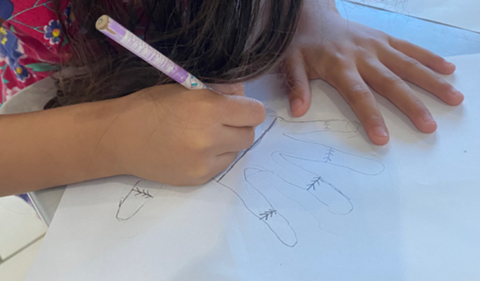 Projetor para aulas de arte