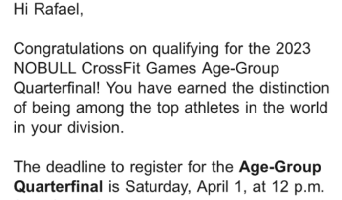 Quartas de finais open