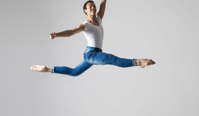 Lucas no Conservatório de dança em Washington 