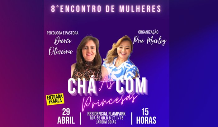 Evento Chá com as Princesas