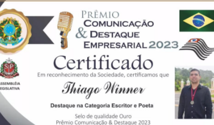 Ajudar o autor Thiago Winner a participar do Prêmio São Paulo