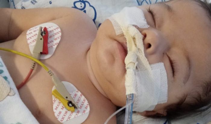 Exames da pequena Helena vitória