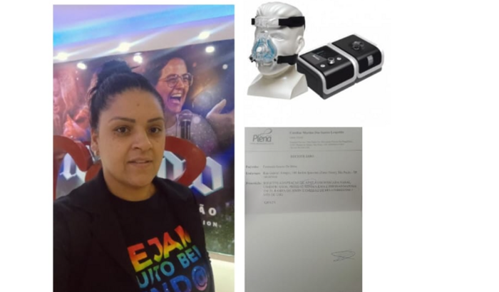 Ajuda p/ compra do Aparelho CPAP com Mascara Nasal para Fernanda