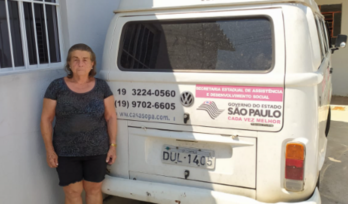 AJUDA PARA BENEDITA DA CASA DA SOPA PARA CONSERTO DA KOMBI