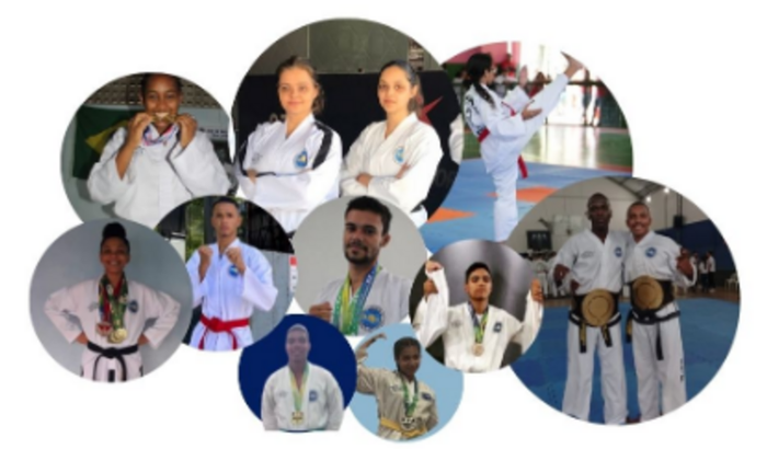 Equipe de Taekwon-do em Campeonato Internacional
