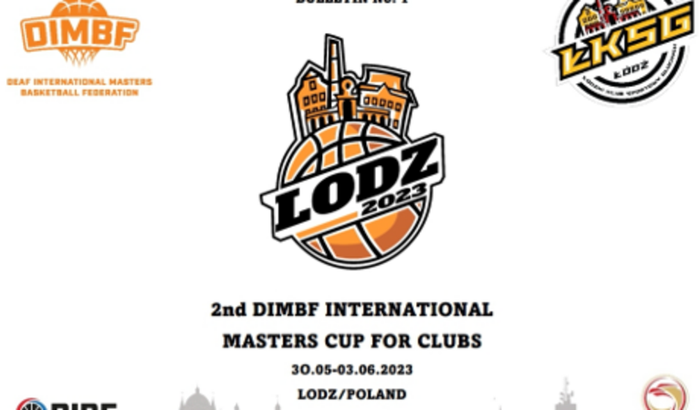 Apoio aos atletas surdos de basquete para Polônia.