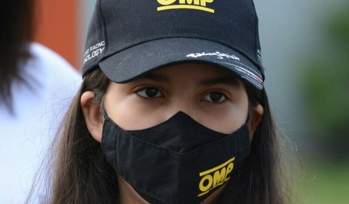 Valentina no Brasileiro de Kart