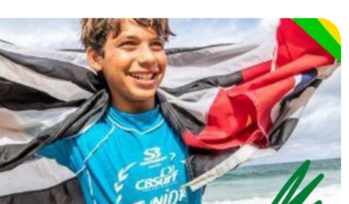 Atleta para participar Circuito Brasileiro de surf 