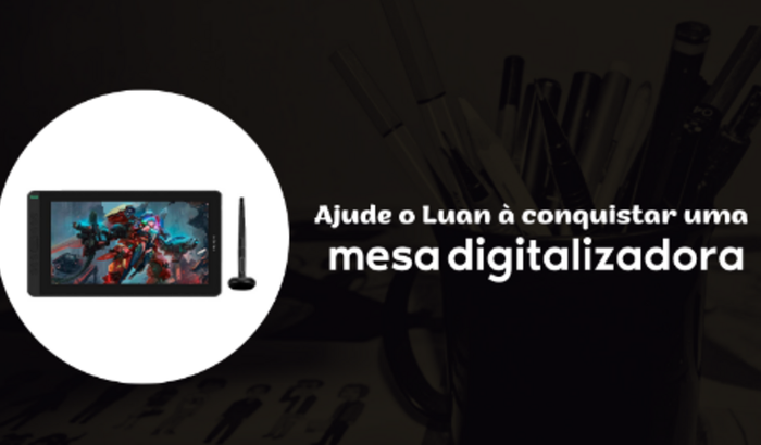 Ajude Luan a conquistar a mesa digitalizadora