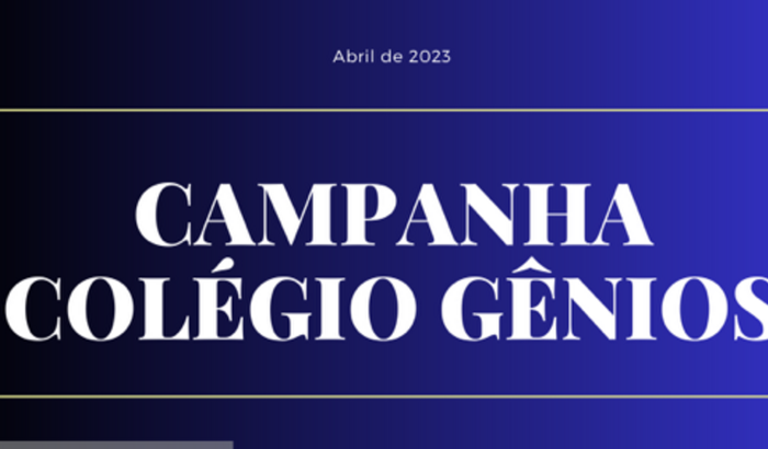 campanha colegio genios