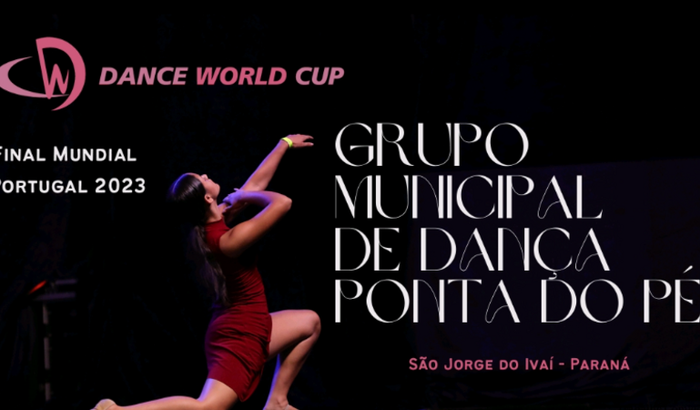  Grupo municipal de São Jorge do ivai de ballet, irá para Portugal representando o Brasil na final , do Dance World Cup 