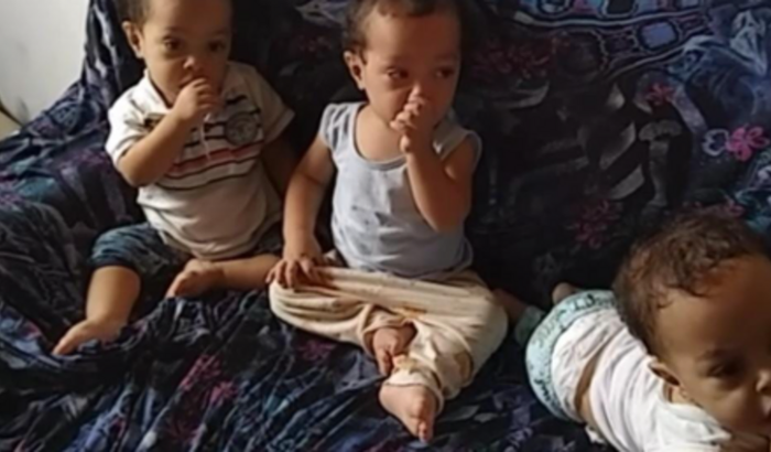 Ajudar os trigêmeos de Machados que precisam de leite Neocate e Pregomin