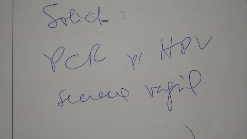 Exame de PCR p/ HPV