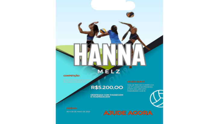 Ajude a atleta Hanna Melz