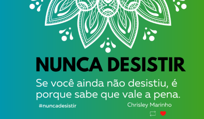 Nunca desistir