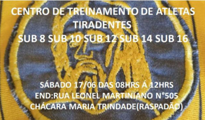 PROJETO CENTRO DE TREINAMENTO TIRADENTES FUTEBOL CLUBE