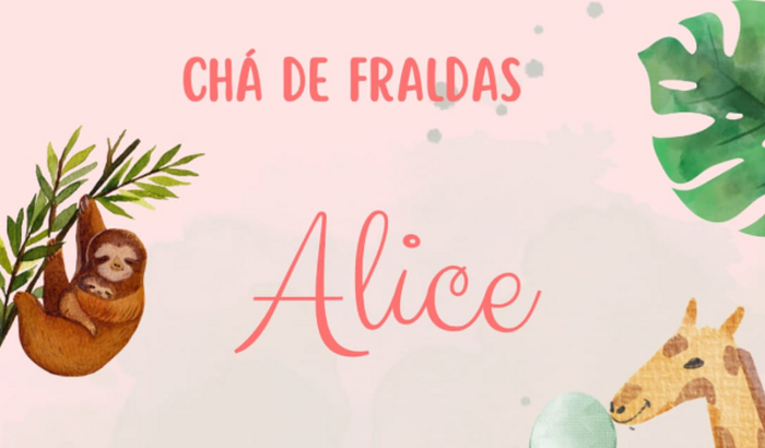 Chá de bebê - Alice (Gabriel)