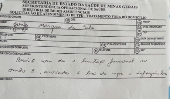 Cirugia desligamento do ombro