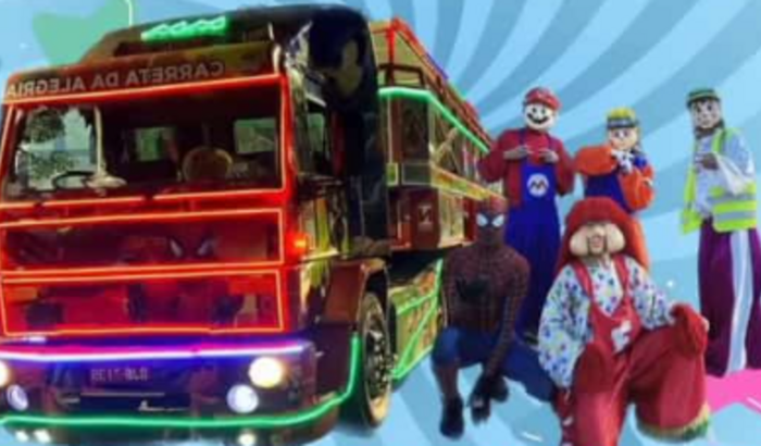 Andar de trenzinho para o ANTONY 