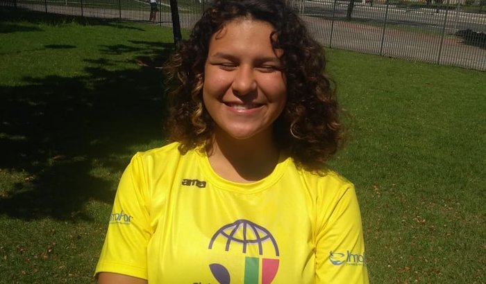 Laurinha na Copa Brasil de Maratonas Aquáticas
