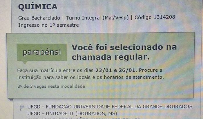 Passagem para a Universidade (UFGD)