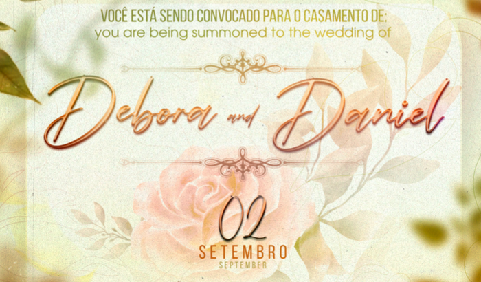 Presente de Casamento da Debora and Daniel 