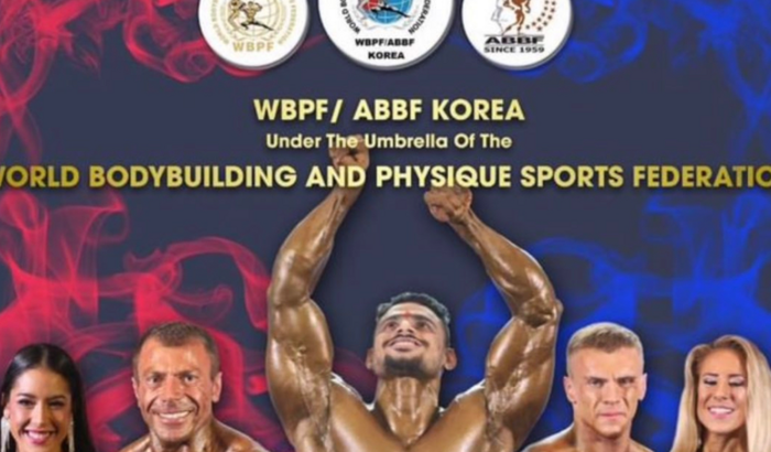 Campeonato mundial de fisiculturismo coreia do sul