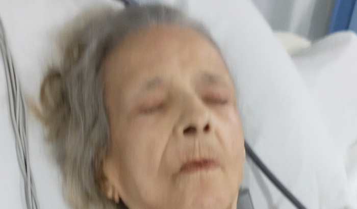 Mãe do Batman no hospital