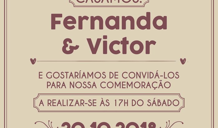 Casamento Fernanda e Victor