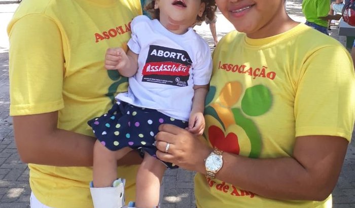 Familia de Anjos (crianças com microcefalia)