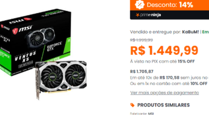 Placa de Vídeo para Stream