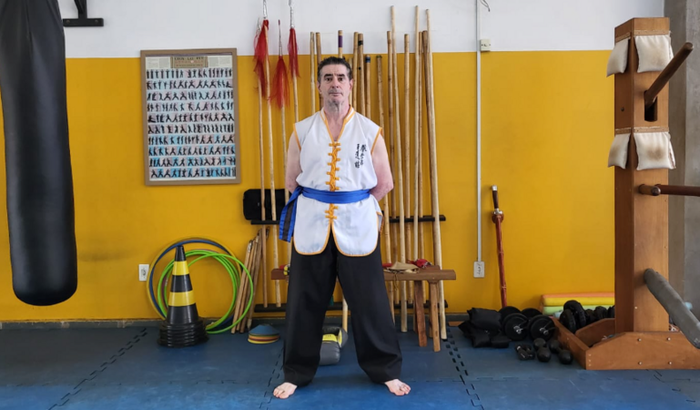 Nilton no Mundial de Kung Fu na China