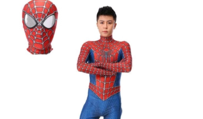 Fantasia do homem-aranha pra assistir o aranhaverso
