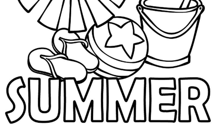 Enjoy the Sunny Season with Summer Coloring Pages | GBcoloring